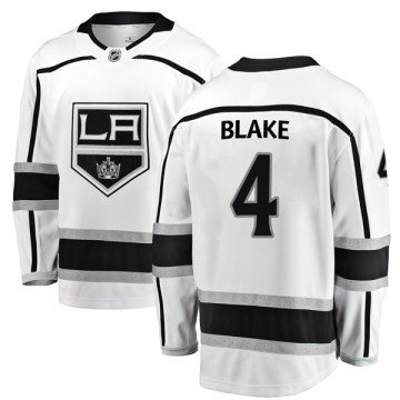 Fanatics Branded Los Angeles Kings Youth Rob Blake Breakaway White Away NHL Jersey