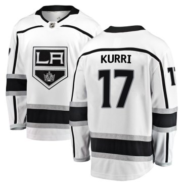 Fanatics Branded Los Angeles Kings Youth Jari Kurri Breakaway White Away NHL Jersey