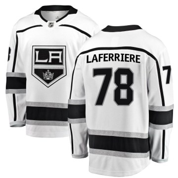 Fanatics Branded Los Angeles Kings Youth Alex Laferriere Breakaway White Away NHL Jersey