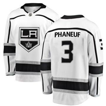 Fanatics Branded Los Angeles Kings Youth Dion Phaneuf Breakaway White Away NHL Jersey