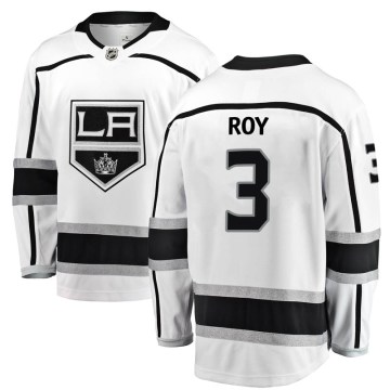 Fanatics Branded Los Angeles Kings Youth Matt Roy Breakaway White Away NHL Jersey