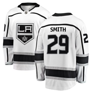Fanatics Branded Los Angeles Kings Youth Billy Smith Breakaway White Away NHL Jersey