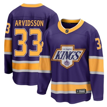 Fanatics Branded Los Angeles Kings Men's Viktor Arvidsson Breakaway Purple 2020/21 Special Edition NHL Jersey