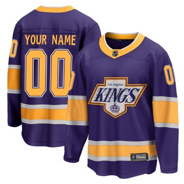 Fanatics Branded Los Angeles Kings Men's Custom Breakaway Purple Custom 2020/21 Special Edition NHL Jersey
