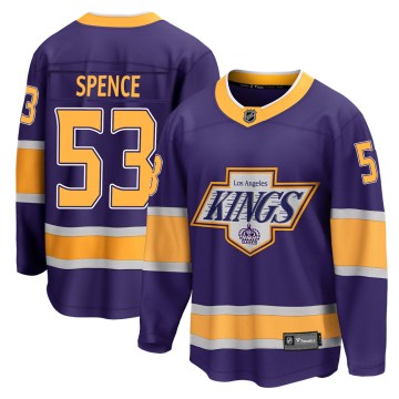 Fanatics Branded Los Angeles Kings Men's Jordan Spence Breakaway Purple 2020/21 Special Edition NHL Jersey