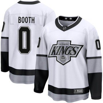 Fanatics Branded Los Angeles Kings Youth Agnus Booth Premier White Breakaway Alternate NHL Jersey