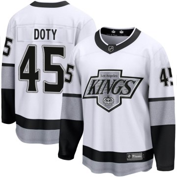 Fanatics Branded Los Angeles Kings Youth Jacob Doty Premier White Breakaway Alternate NHL Jersey