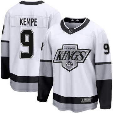 Fanatics Branded Los Angeles Kings Youth Adrian Kempe Premier White Breakaway Alternate NHL Jersey