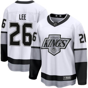 Fanatics Branded Los Angeles Kings Youth Andre Lee Premier White Breakaway Alternate NHL Jersey