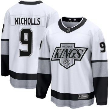 Fanatics Branded Los Angeles Kings Youth Bernie Nicholls Premier White Breakaway Alternate NHL Jersey