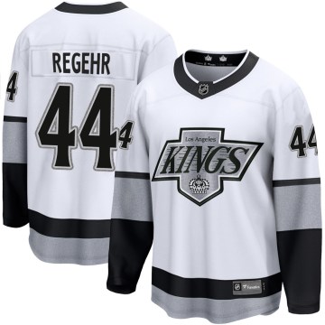 Fanatics Branded Los Angeles Kings Youth Robyn Regehr Premier White Breakaway Alternate NHL Jersey
