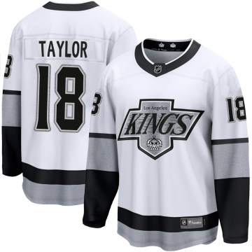 Fanatics Branded Los Angeles Kings Youth Dave Taylor Premier White Breakaway Alternate NHL Jersey