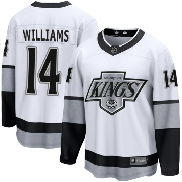 Fanatics Branded Los Angeles Kings Youth Justin Williams Premier White Breakaway Alternate NHL Jersey