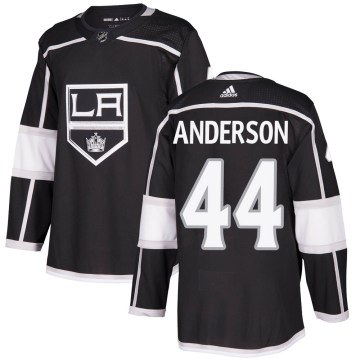 Adidas Los Angeles Kings Youth Mikey Anderson Authentic Black ized Home NHL Jersey