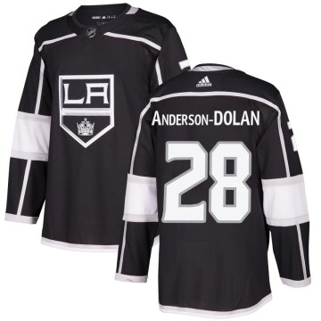 Adidas Los Angeles Kings Youth Jaret Anderson-Dolan Authentic Black Home NHL Jersey