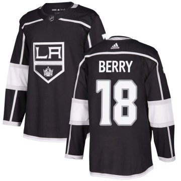 Adidas Los Angeles Kings Youth Bob Berry Authentic Black Home NHL Jersey