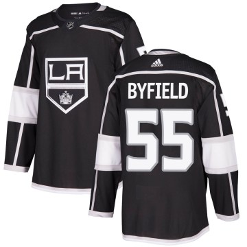 Adidas Los Angeles Kings Youth Quinton Byfield Authentic Black Home NHL Jersey