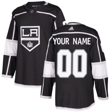 Adidas Los Angeles Kings Youth Custom Authentic Black Home NHL Jersey