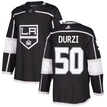 Adidas Los Angeles Kings Youth Sean Durzi Authentic Black Home NHL Jersey