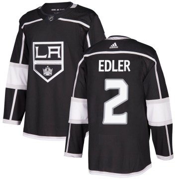 Adidas Los Angeles Kings Youth Alexander Edler Authentic Black Home NHL Jersey