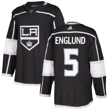 Adidas Los Angeles Kings Youth Andreas Englund Authentic Black Home NHL Jersey