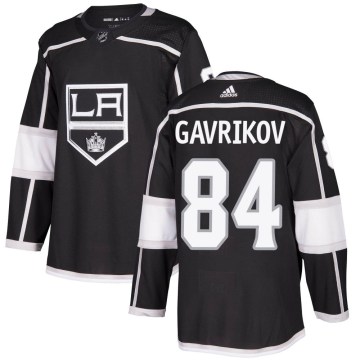 Adidas Los Angeles Kings Youth Vladislav Gavrikov Authentic Black Home NHL Jersey