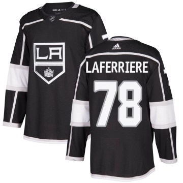 Adidas Los Angeles Kings Youth Alex Laferriere Authentic Black Home NHL Jersey