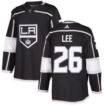 Adidas Los Angeles Kings Youth Andre Lee Authentic Black Home NHL Jersey