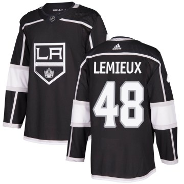 Adidas Los Angeles Kings Youth Brendan Lemieux Authentic Black Home NHL Jersey