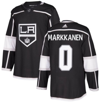 Adidas Los Angeles Kings Youth Juho Markkanen Authentic Black Home NHL Jersey