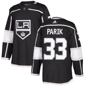 Adidas Los Angeles Kings Youth Lukas Parik Authentic Black Home NHL Jersey