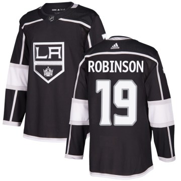 Adidas Los Angeles Kings Youth Larry Robinson Authentic Black Home NHL Jersey