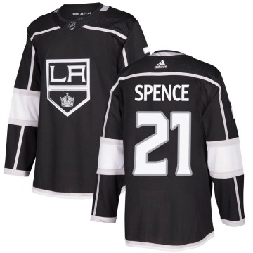 Adidas Los Angeles Kings Youth Jordan Spence Authentic Black Home NHL Jersey