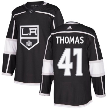 Adidas Los Angeles Kings Youth Akil Thomas Authentic Black Home NHL Jersey