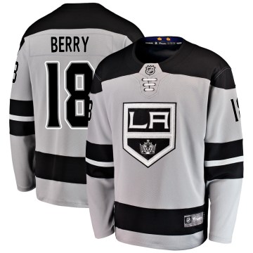 Fanatics Branded Los Angeles Kings Youth Bob Berry Breakaway Gray Alternate NHL Jersey