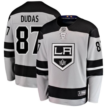 Fanatics Branded Los Angeles Kings Youth Aidan Dudas Breakaway Gray Alternate NHL Jersey