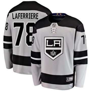 Fanatics Branded Los Angeles Kings Youth Alex Laferriere Breakaway Gray Alternate NHL Jersey