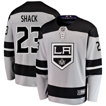 Fanatics Branded Los Angeles Kings Youth Eddie Shack Breakaway Gray Alternate NHL Jersey