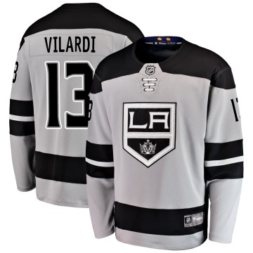 Fanatics Branded Los Angeles Kings Youth Gabriel Vilardi Breakaway Gray Alternate NHL Jersey