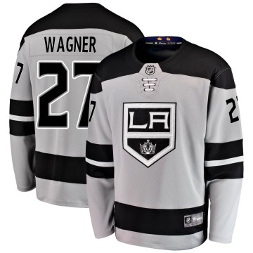 Fanatics Branded Los Angeles Kings Youth Austin Wagner Breakaway Gray Alternate NHL Jersey