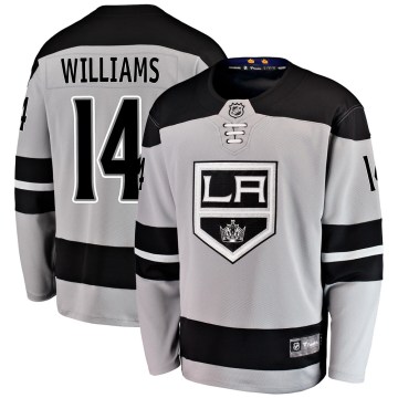 Fanatics Branded Los Angeles Kings Youth Justin Williams Breakaway Gray Alternate NHL Jersey