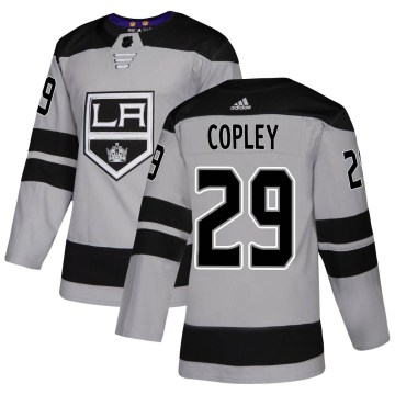 Adidas Los Angeles Kings Youth Pheonix Copley Authentic Gray Alternate NHL Jersey
