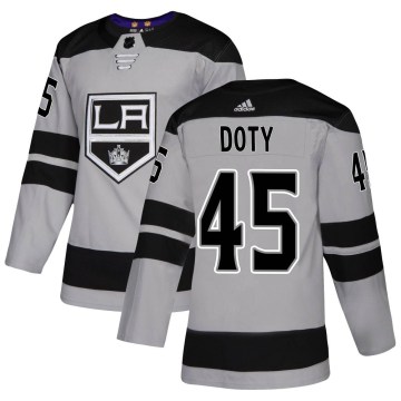 Adidas Los Angeles Kings Youth Jacob Doty Authentic Gray Alternate NHL Jersey