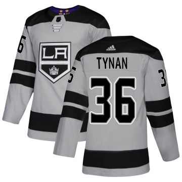 Adidas Los Angeles Kings Youth T.J. Tynan Authentic Gray Alternate NHL Jersey