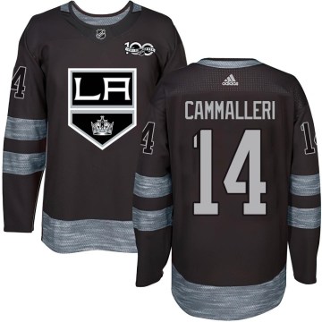 Los Angeles Kings Men's Mike Cammalleri Authentic Black 1917-2017 100th Anniversary NHL Jersey