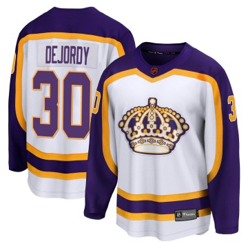 Fanatics Branded Los Angeles Kings Youth Denis Dejordy Breakaway White Special Edition 2.0 NHL Jersey