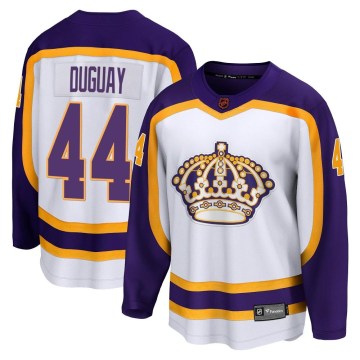 Fanatics Branded Los Angeles Kings Youth Ron Duguay Breakaway White Special Edition 2.0 NHL Jersey