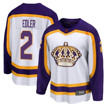 Fanatics Branded Los Angeles Kings Youth Alexander Edler Breakaway White Special Edition 2.0 NHL Jersey