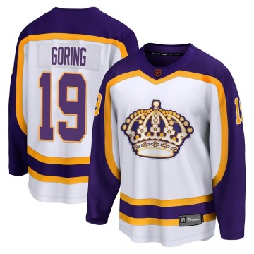 Fanatics Branded Los Angeles Kings Youth Butch Goring Breakaway White Special Edition 2.0 NHL Jersey