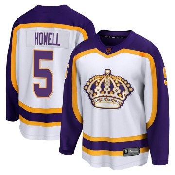 Fanatics Branded Los Angeles Kings Youth Harry Howell Breakaway White Special Edition 2.0 NHL Jersey